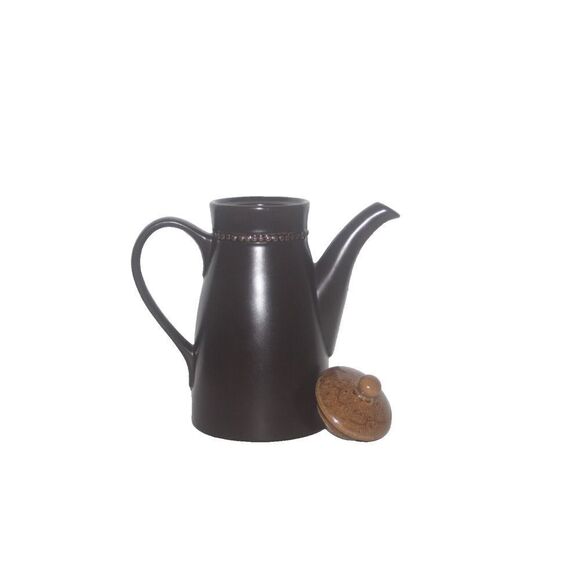 PIER 1 Imports Sahara Brown and Tan Coffee Pot and Sugar Bowl Stoneware - Picture 5 of 8